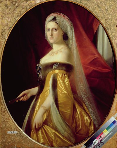 Portrait de la Grande-Duchesse Maria Nikolaevna (1819-76) Présidente de l
